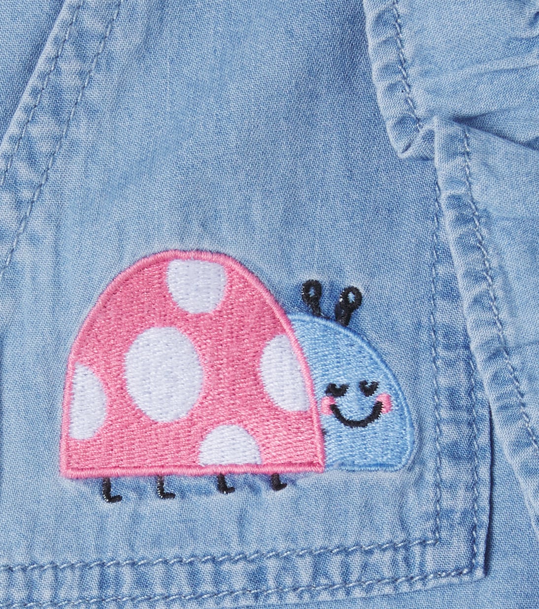 Baby Bug cotton chambray shorts | Stella McCartney Kids