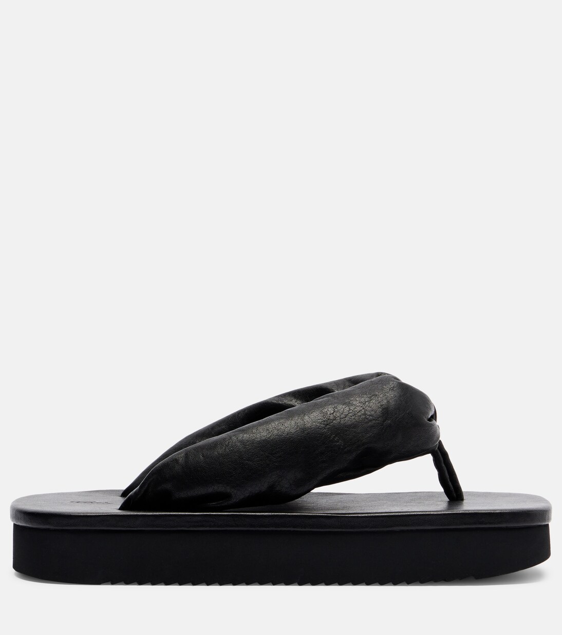 Leather platform thong sandals | Rick Owens