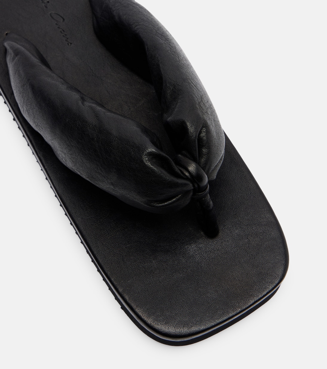 Leather platform thong sandals | Rick Owens