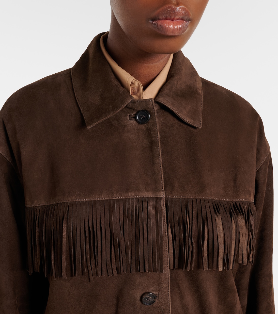 Foudre fringed suede jacket | Nili Lotan