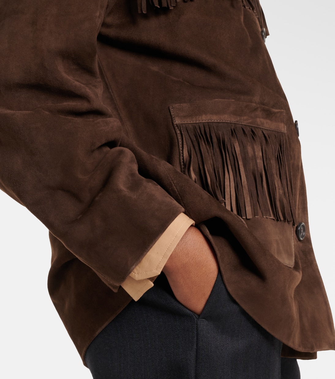 Foudre fringed suede jacket | Nili Lotan
