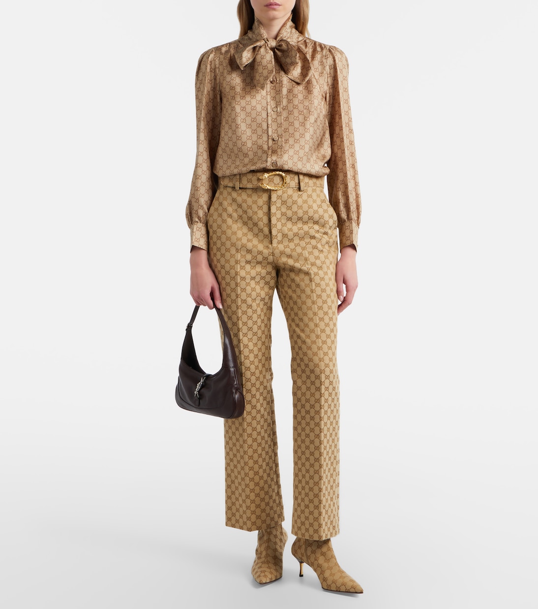 Jackie Slim Small leather shoulder bag | Gucci