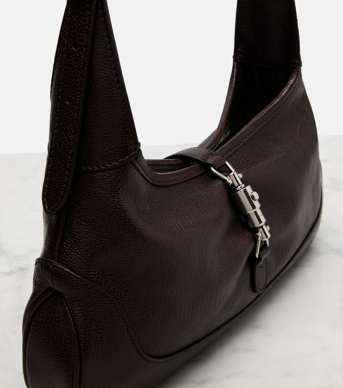 Jackie Slim Small leather shoulder bag | Gucci