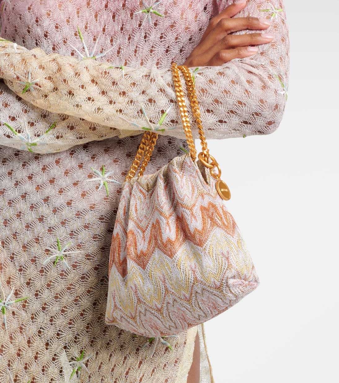 Lamé bucket bag | Missoni