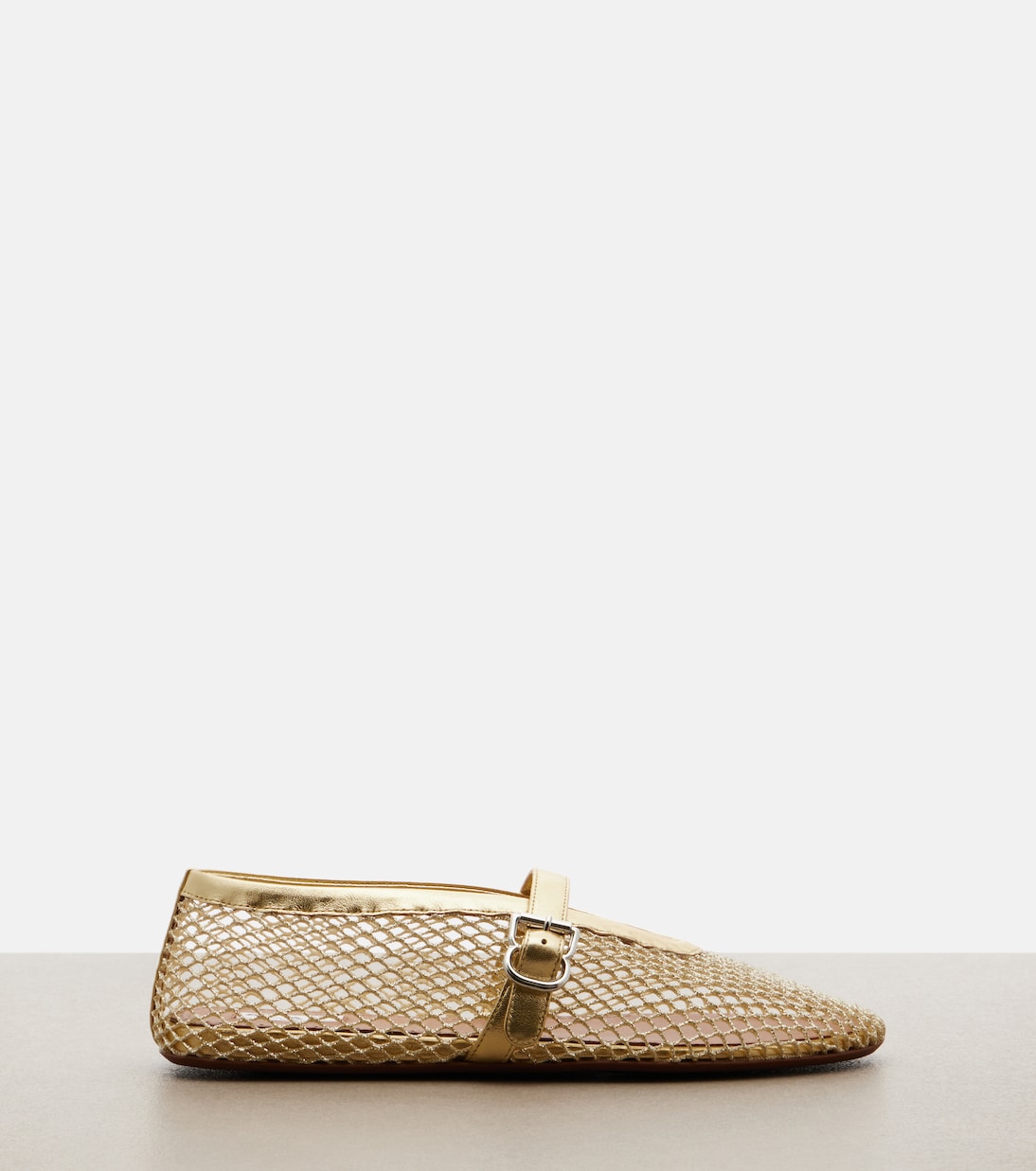 Ballerine a rete con pelle | Alaïa