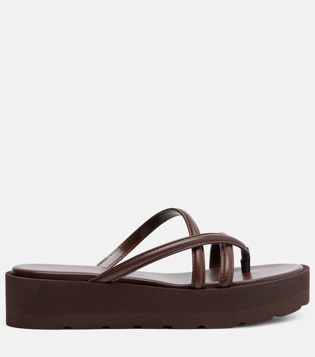 Leather platform sandals | Gianvito Rossi