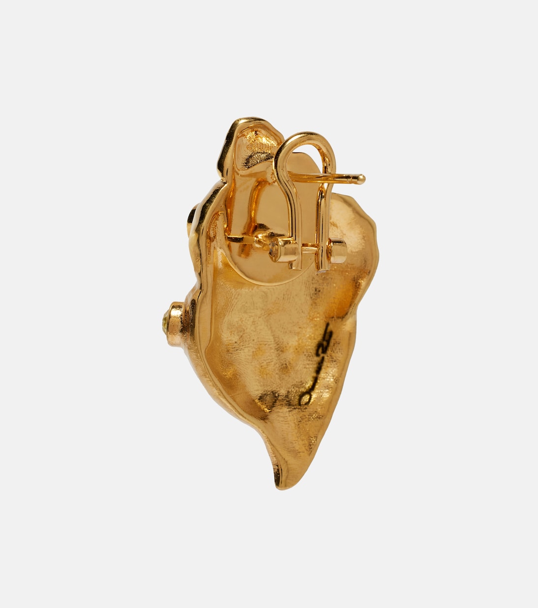 Boucles d’oreilles Seashell à cristaux | Oscar de la Renta