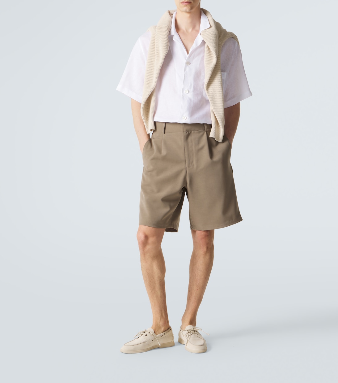 Camicia bowling in lino | Brioni