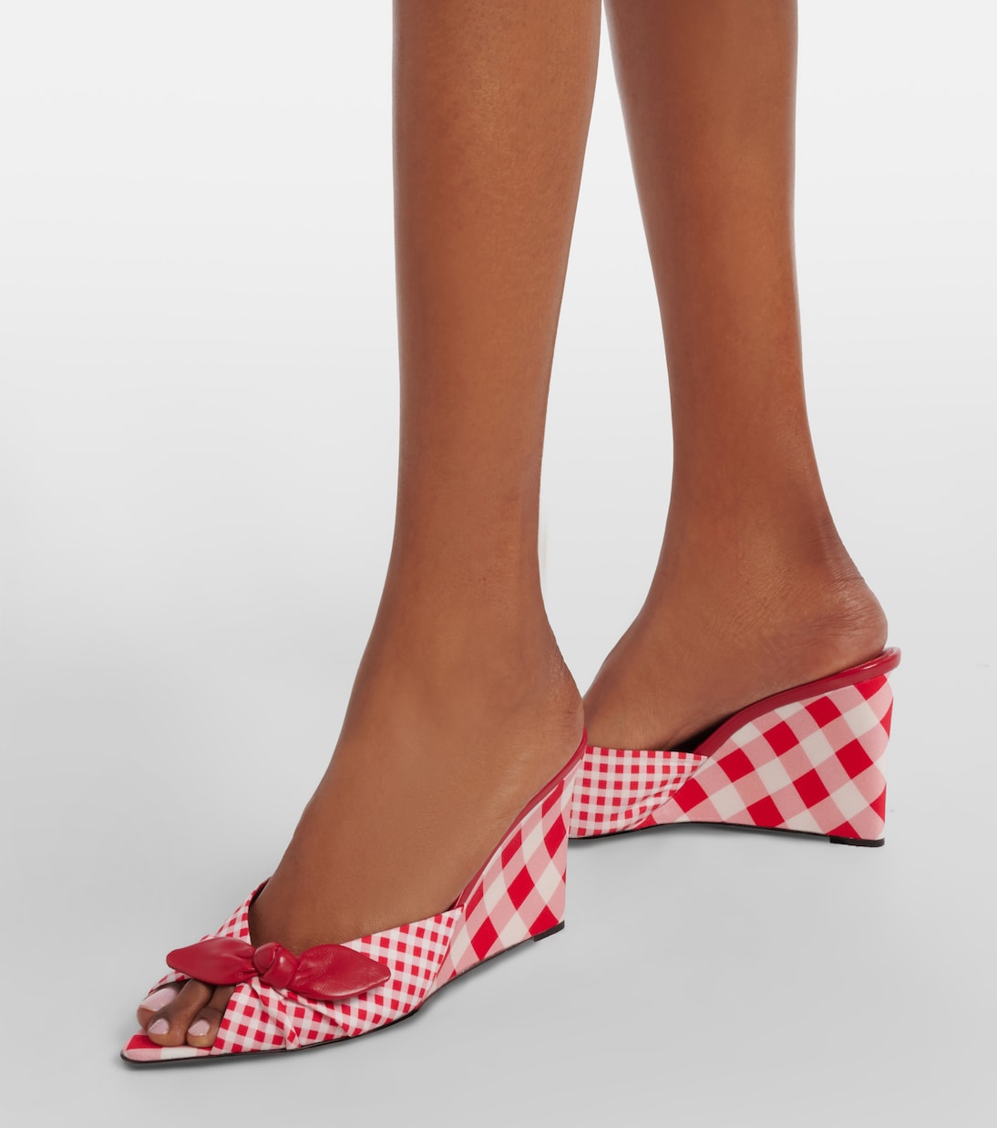 Mules compensées Livi à carreaux | Jimmy Choo