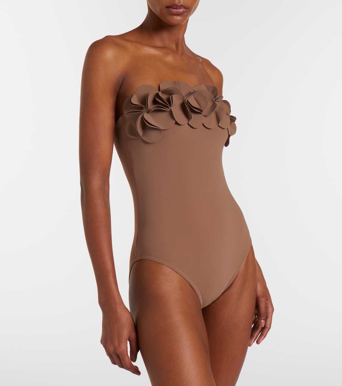 Tess floral-appliqué swimsuit | Karla Colletto