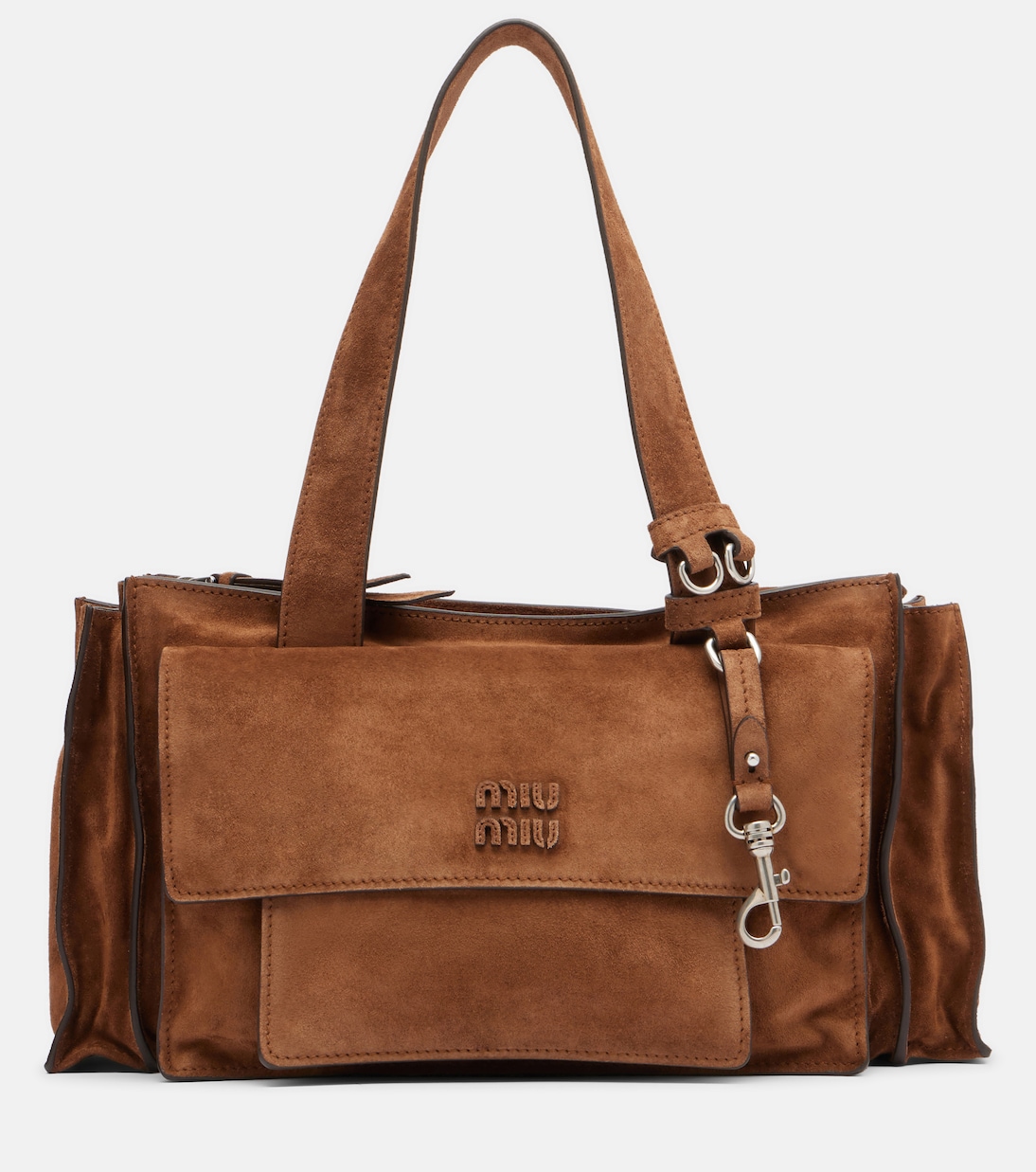 Schultertasche Utilitaire aus Veloursleder | Miu Miu