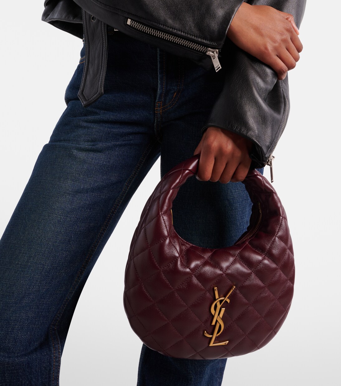 Icarino quilted leather top-handle bag | Saint Laurent