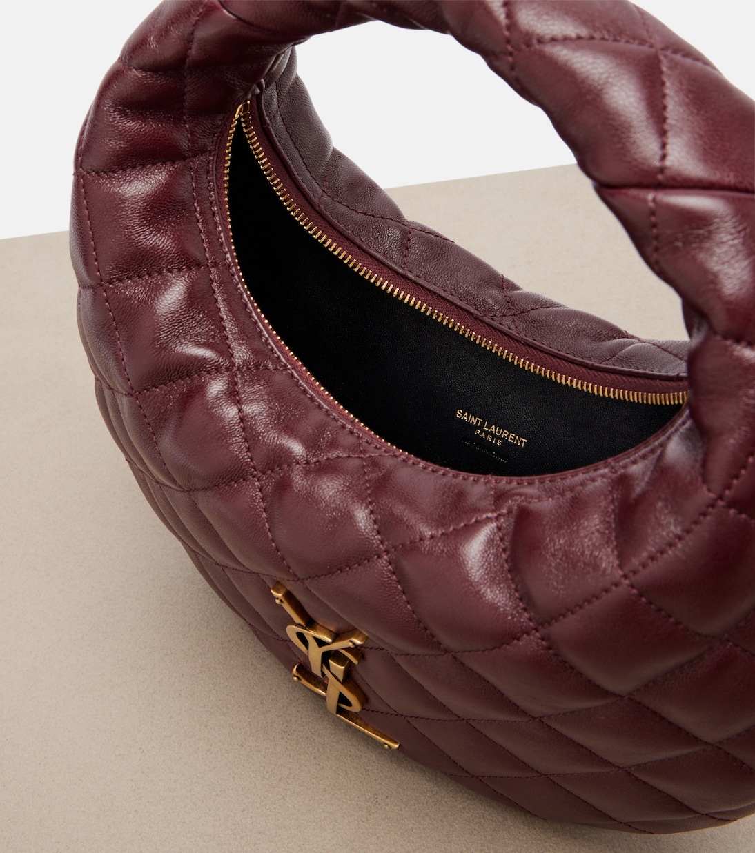 Icarino quilted leather top-handle bag | Saint Laurent