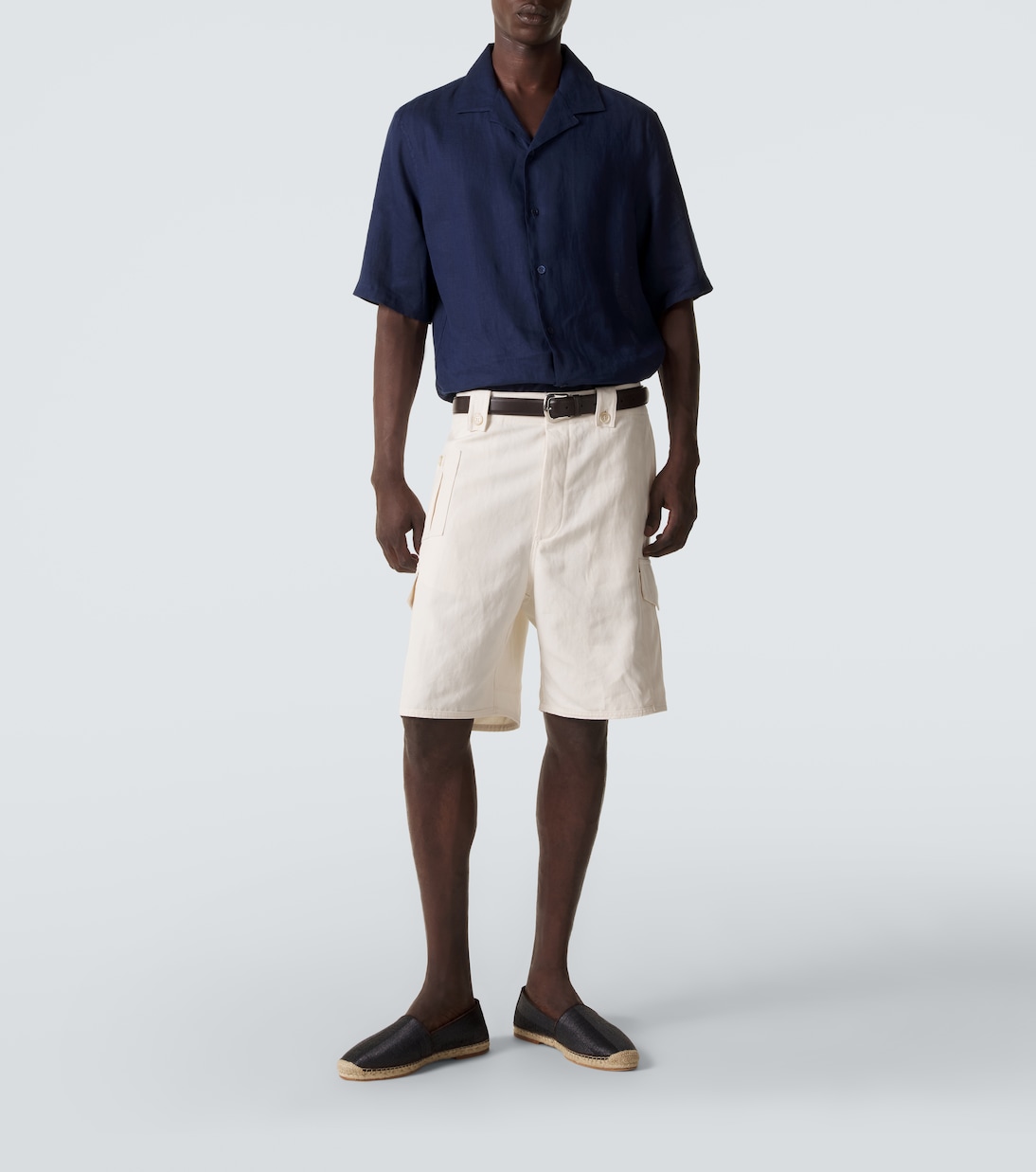 Suede-trimmed espadrilles | Brunello Cucinelli