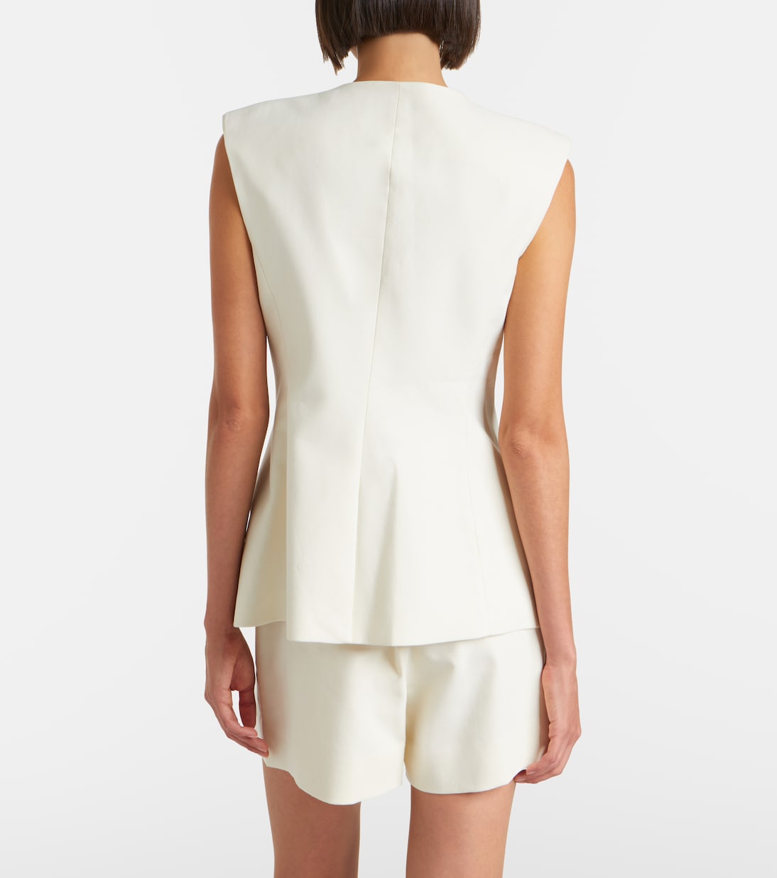 Gillson cotton-blend twill vest | Veronica Beard