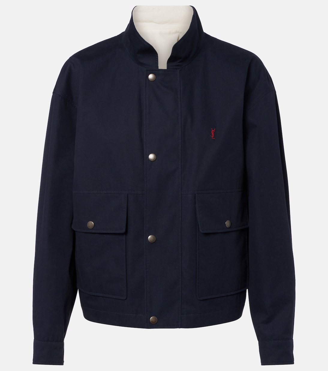 Reversible cotton blouson jacket | Saint Laurent