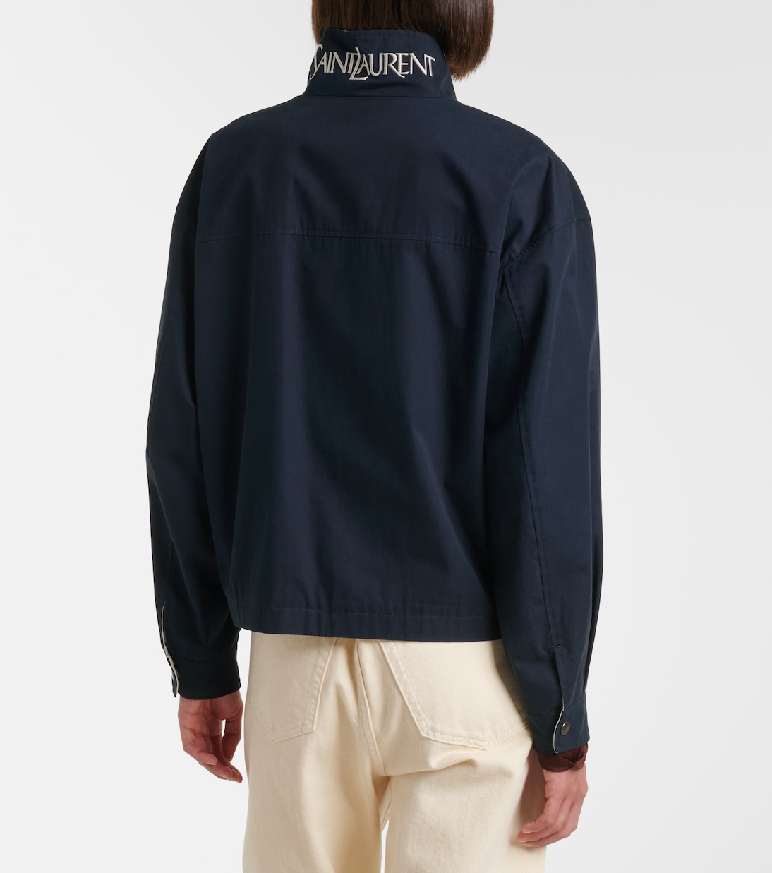 Reversible cotton blouson jacket | Saint Laurent