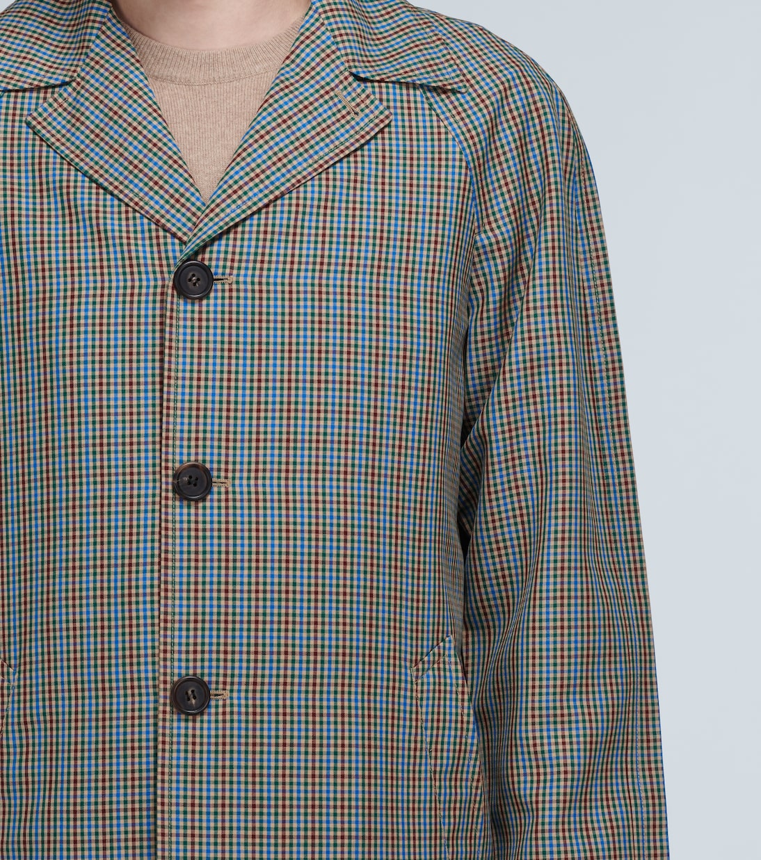 Trenchcoat aus Wolle | Prada