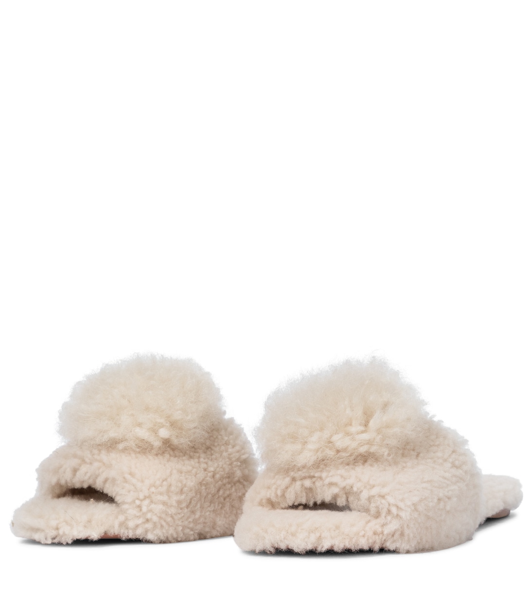 Pantoletten Foxy aus Shearling | Aquazzura