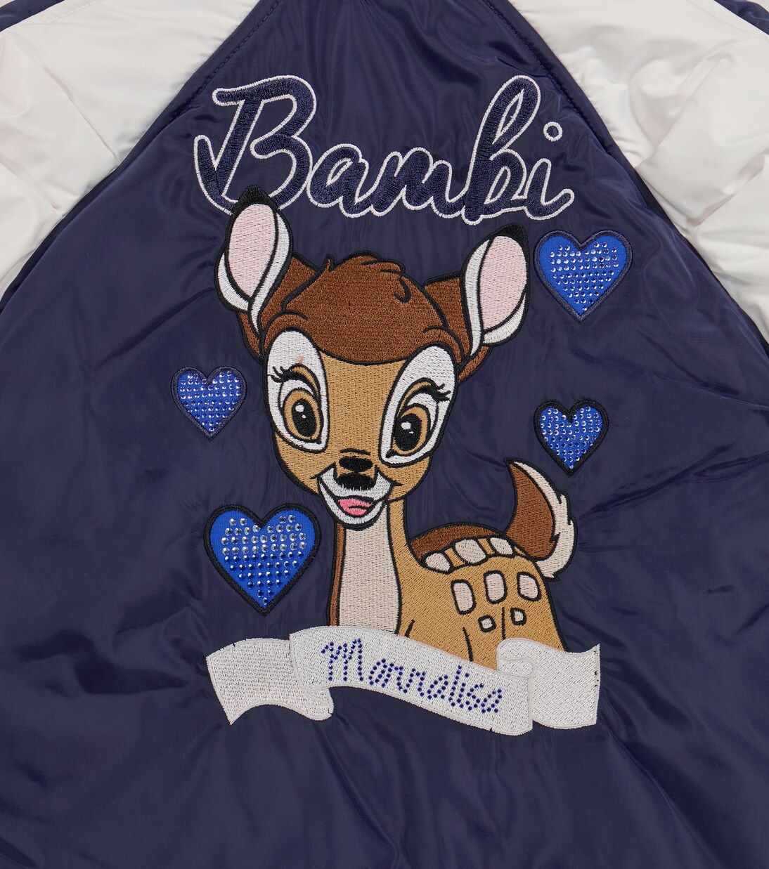 x Disney® embroidered bomber jacket | Monnalisa