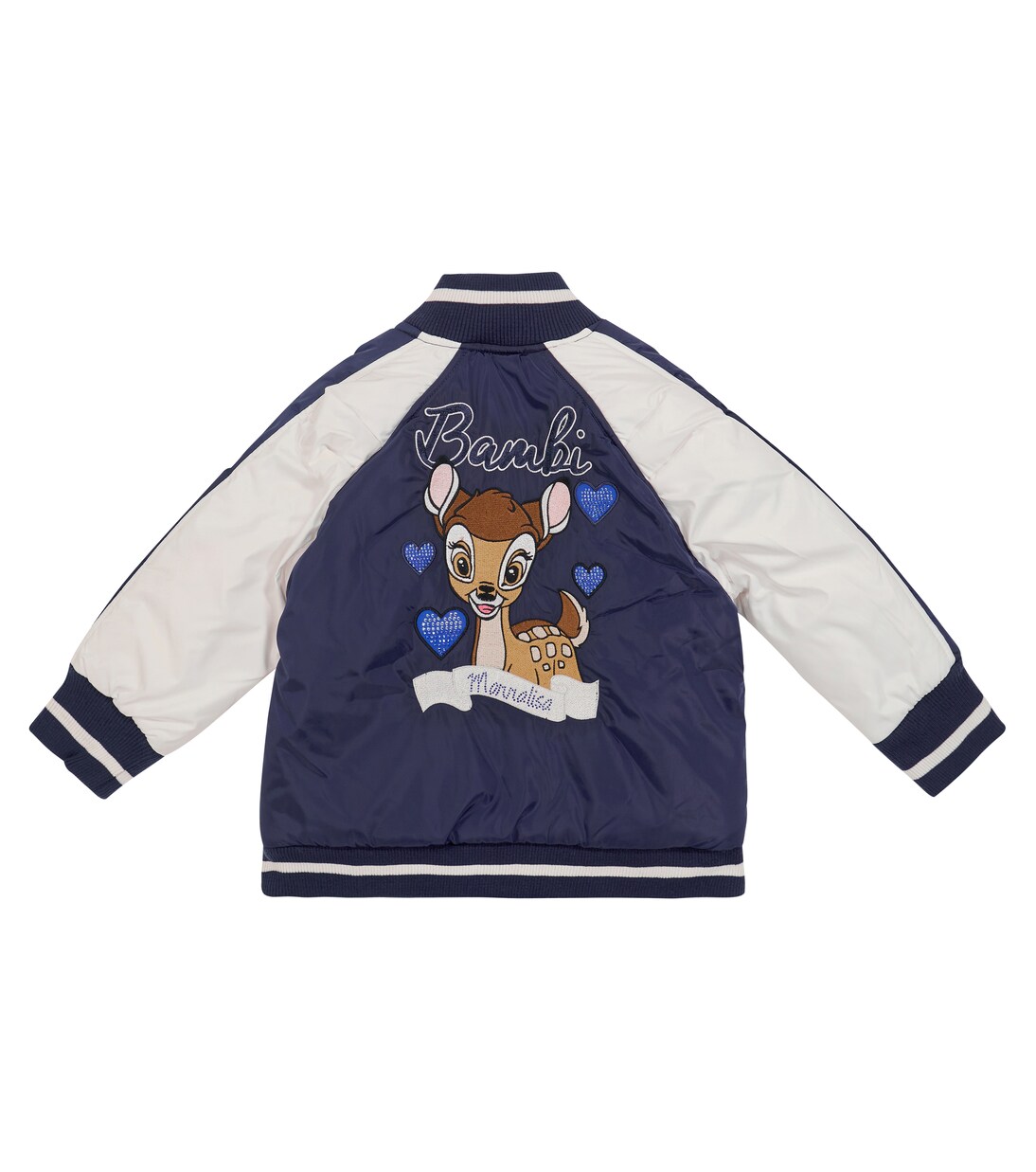 x Disney® embroidered bomber jacket | Monnalisa