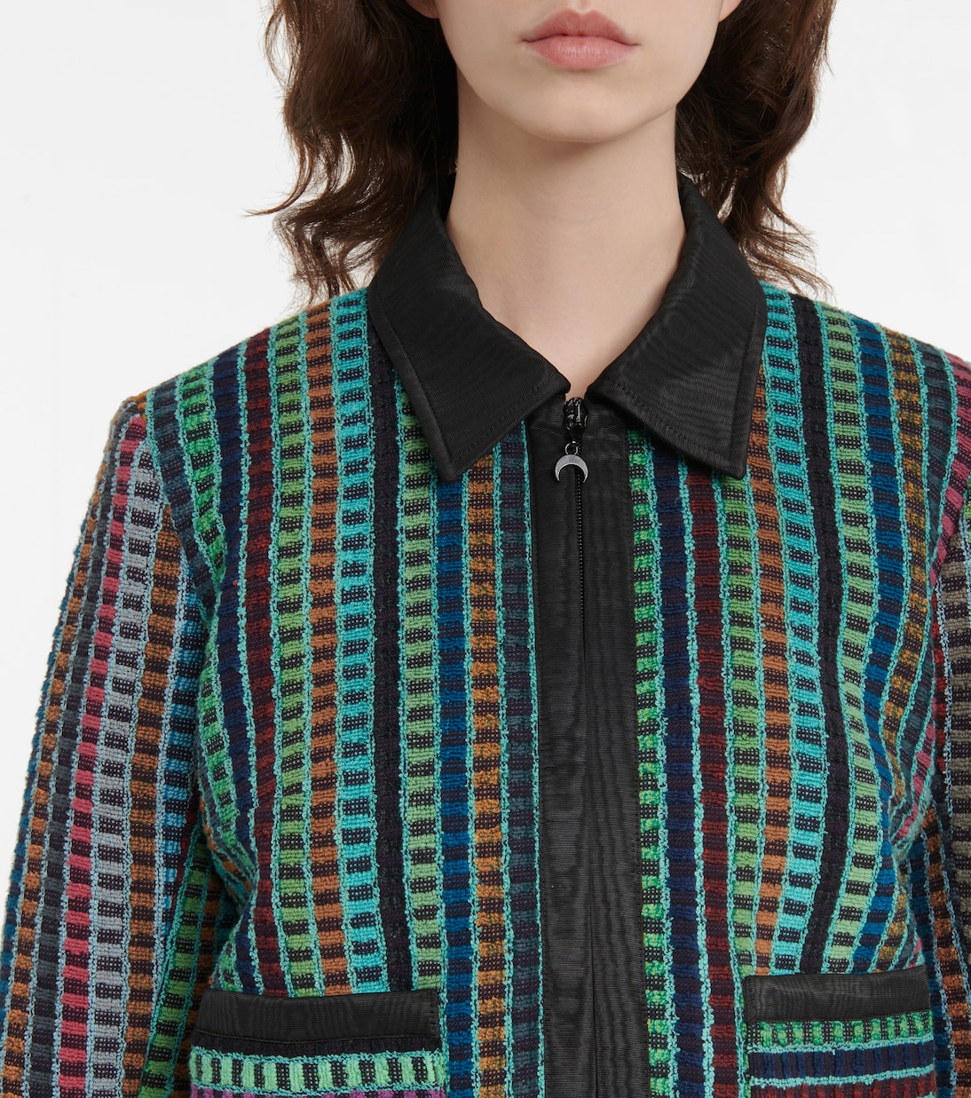 Cropped-Jacke aus Frottee | Marine Serre