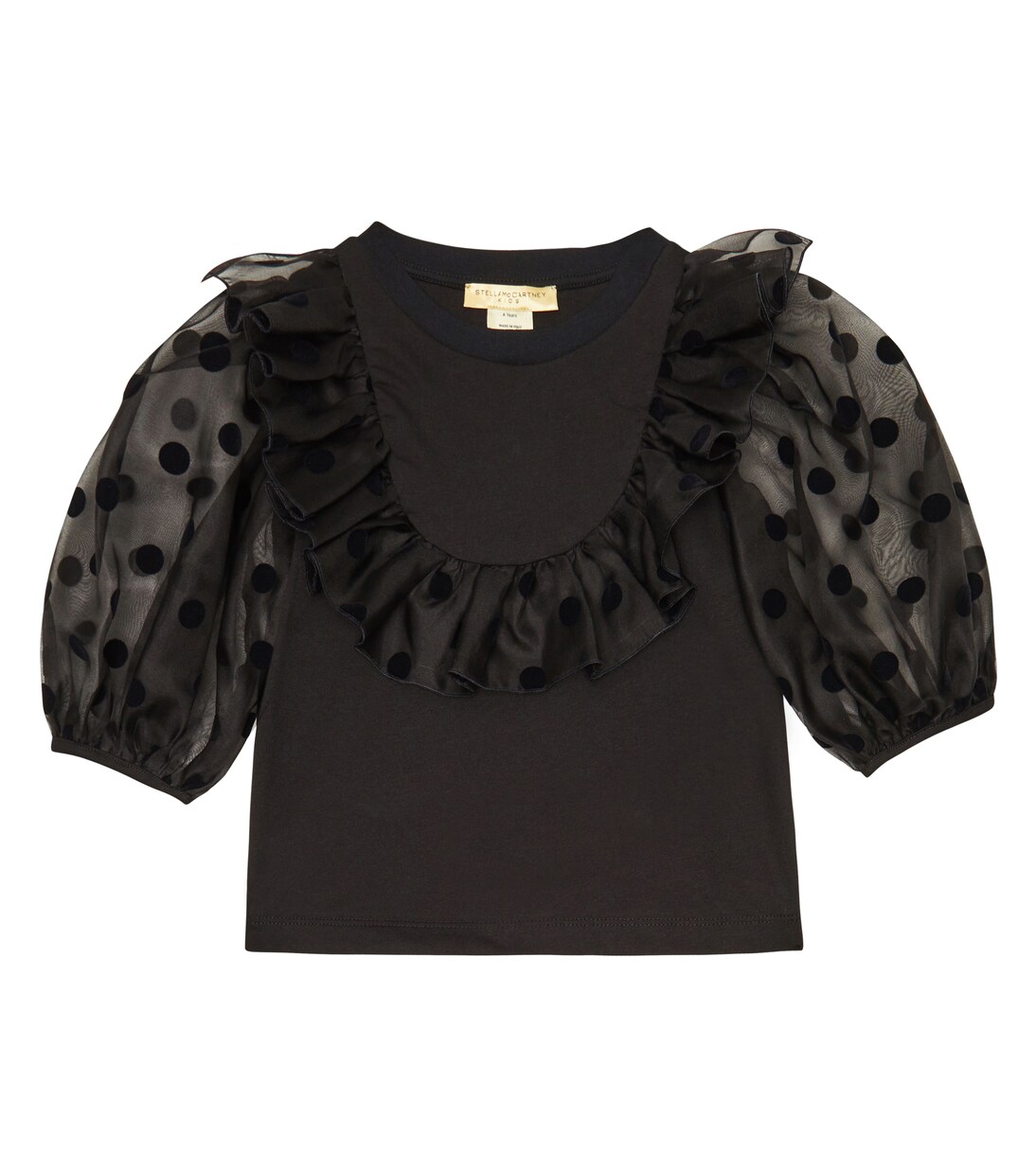 Polka-dot cotton top | Stella McCartney Kids