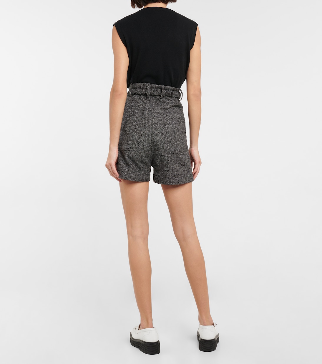 Shorts aus Wolle und Baumwolle | Plan C