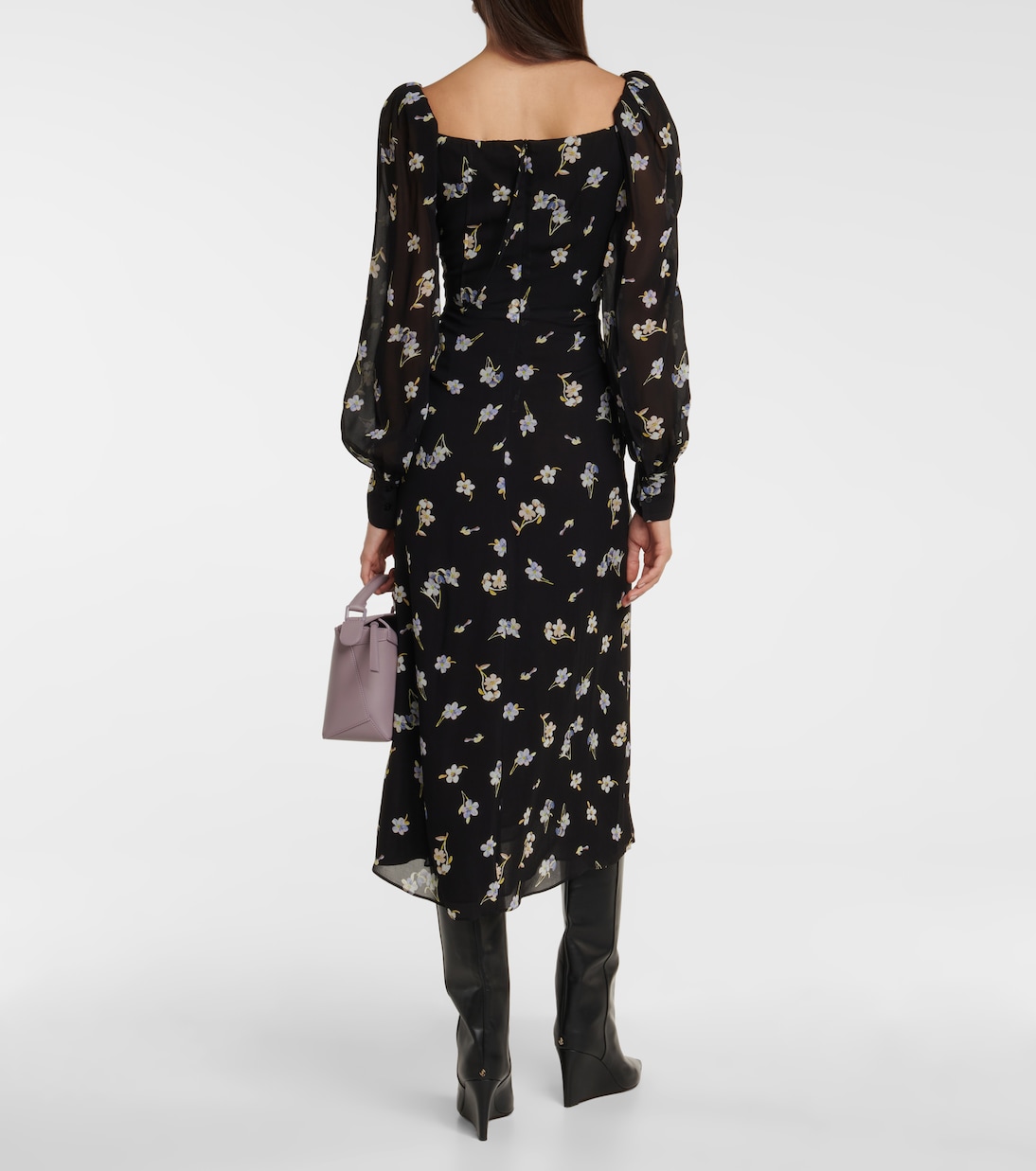 Abito midi Midnight Blossom | Dorothee Schumacher