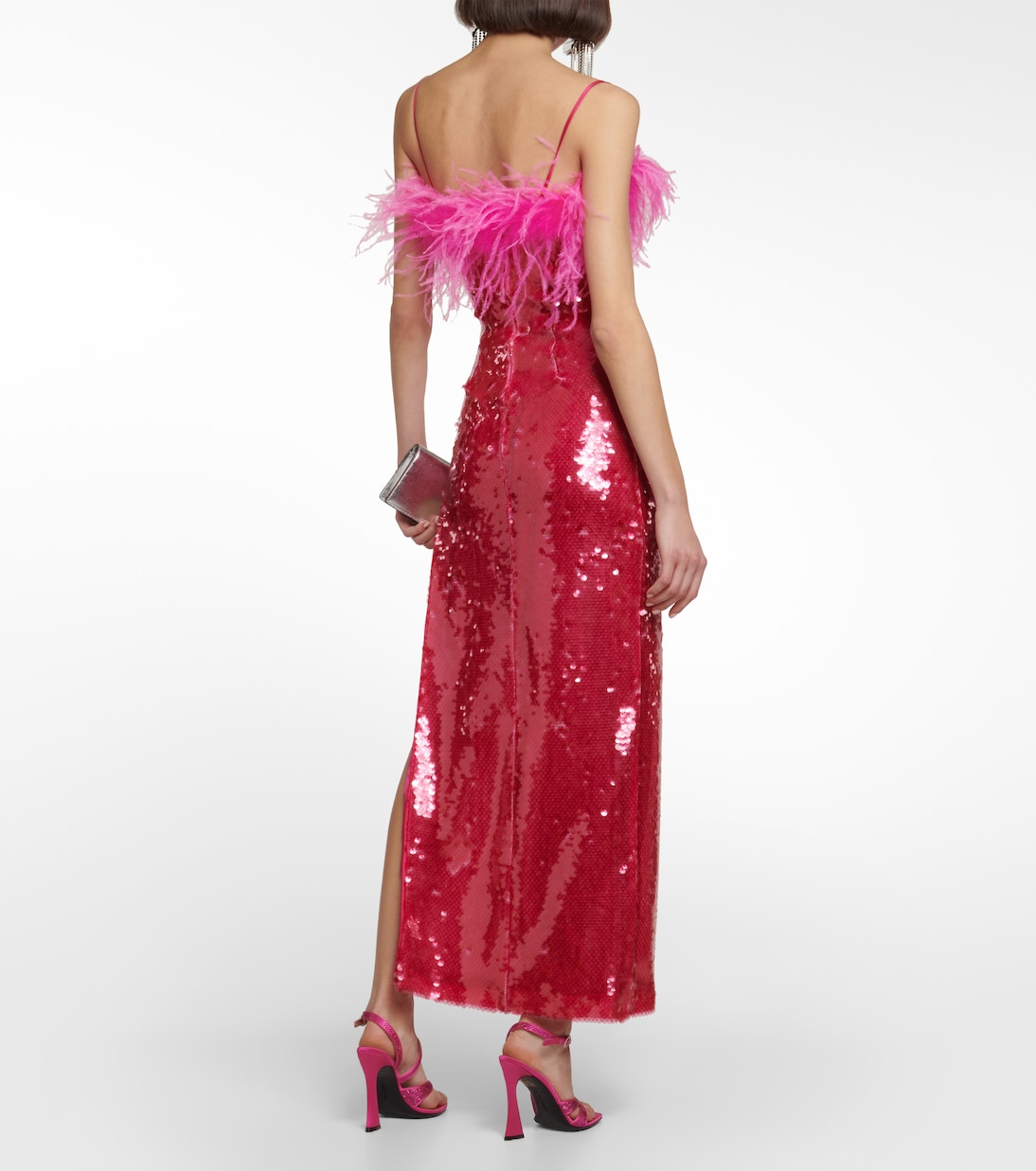Sequined feather-trimmed gown | Giuseppe di Morabito