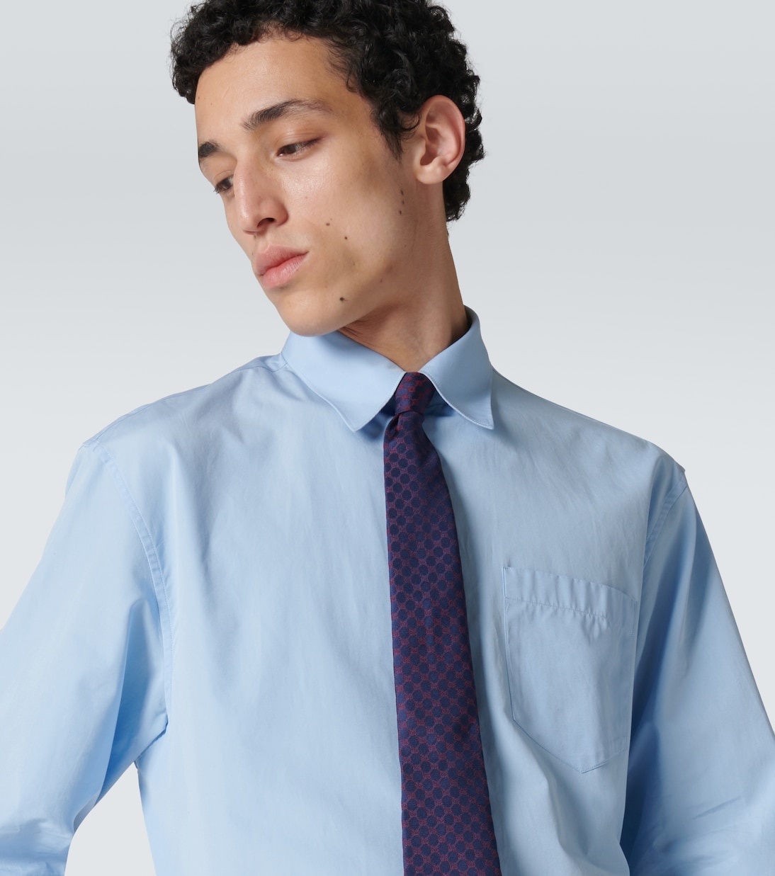 Cravatta in seta jacquard GG | Gucci