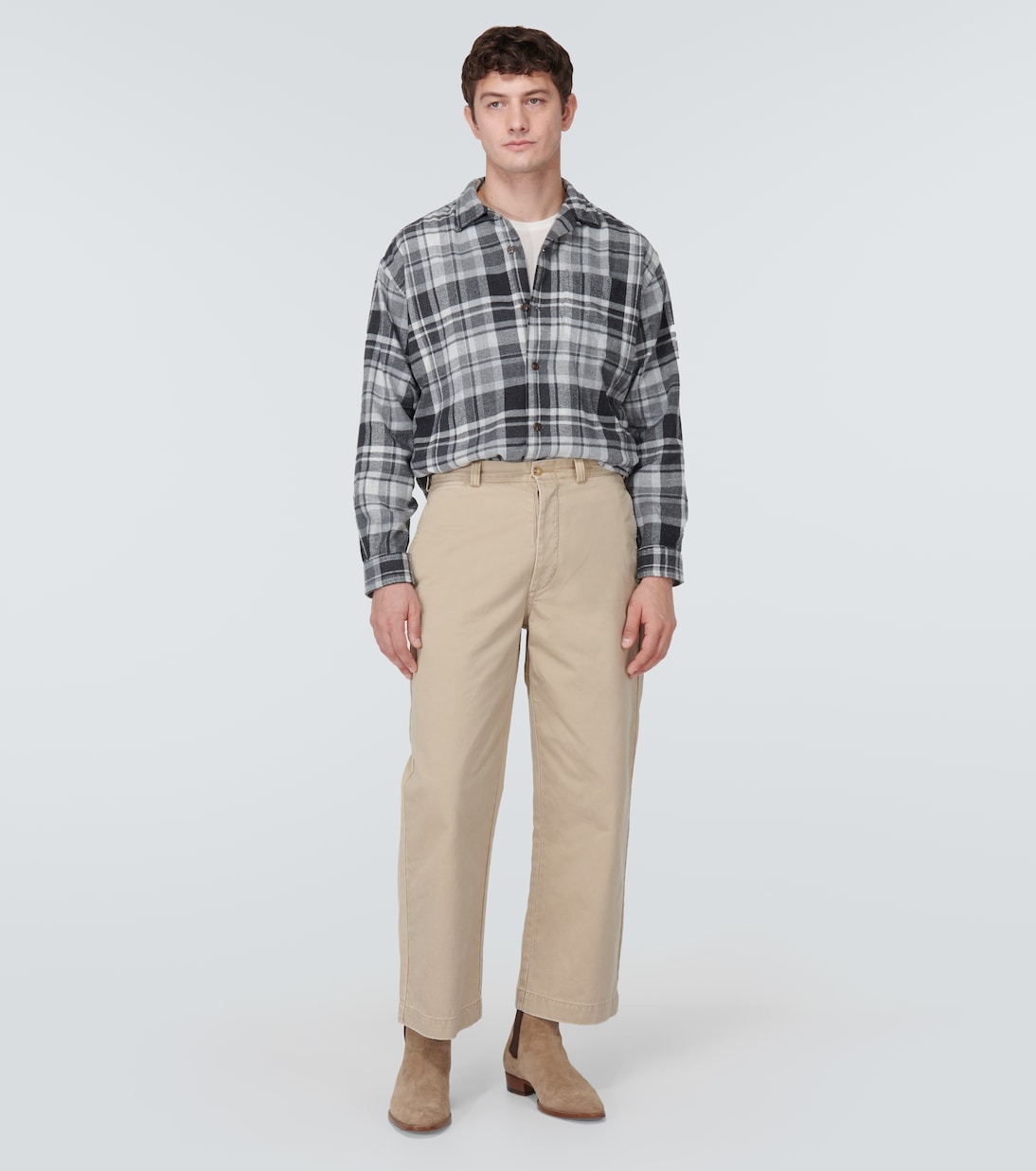 Checked cotton flannel shirt | Polo Ralph Lauren
