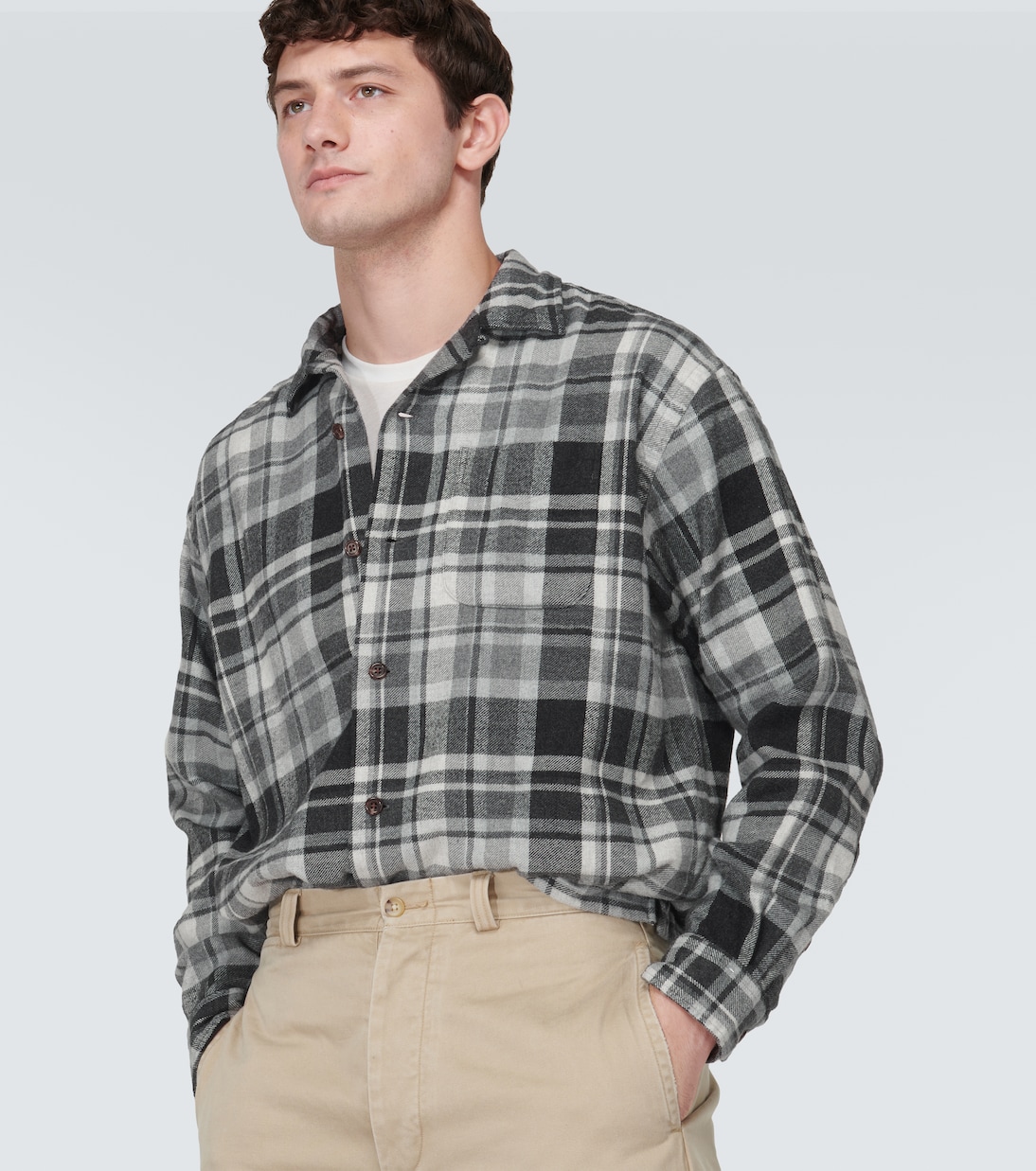 Checked cotton flannel shirt | Polo Ralph Lauren