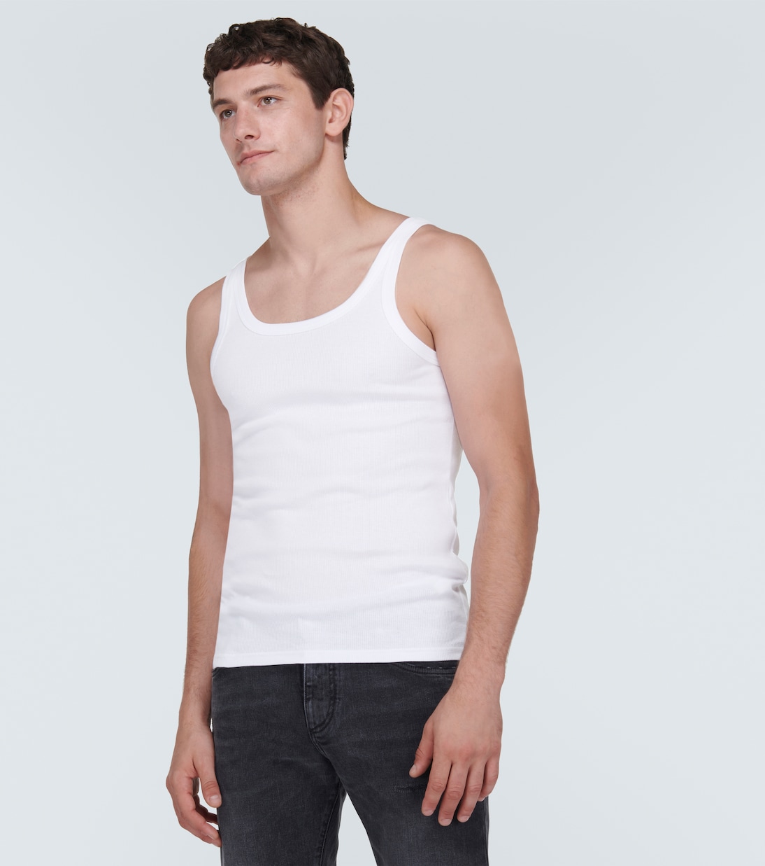 Logo cotton tank top | Dolce&Gabbana
