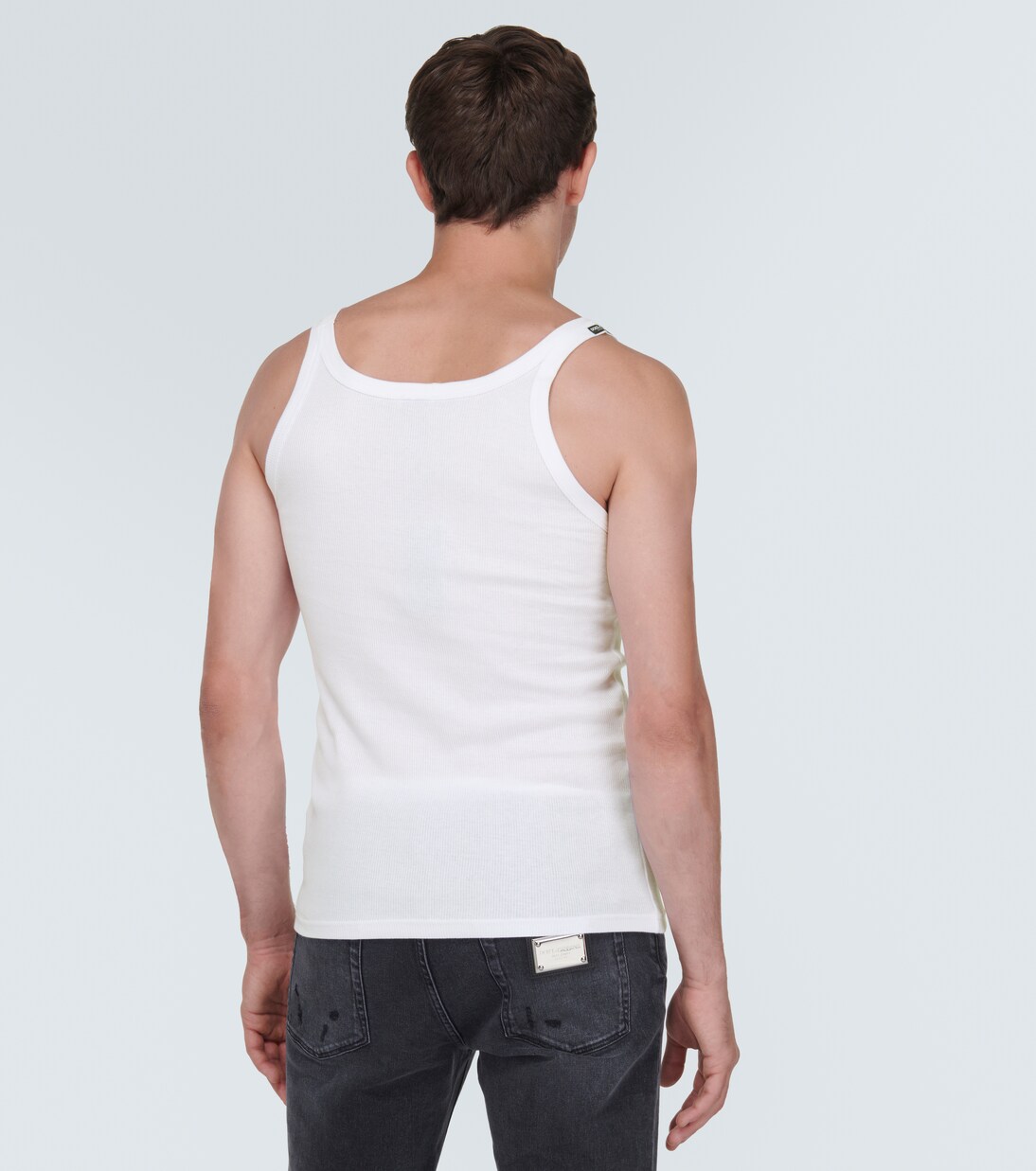 Logo cotton tank top | Dolce&Gabbana