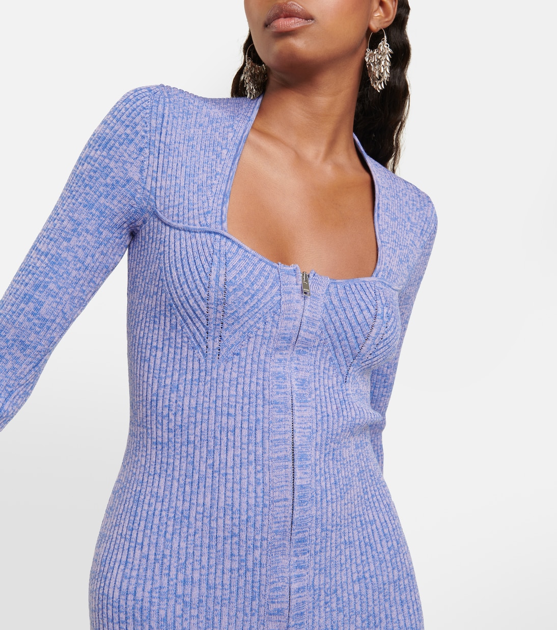 Robe midi Zael en laine mélangée | Isabel Marant