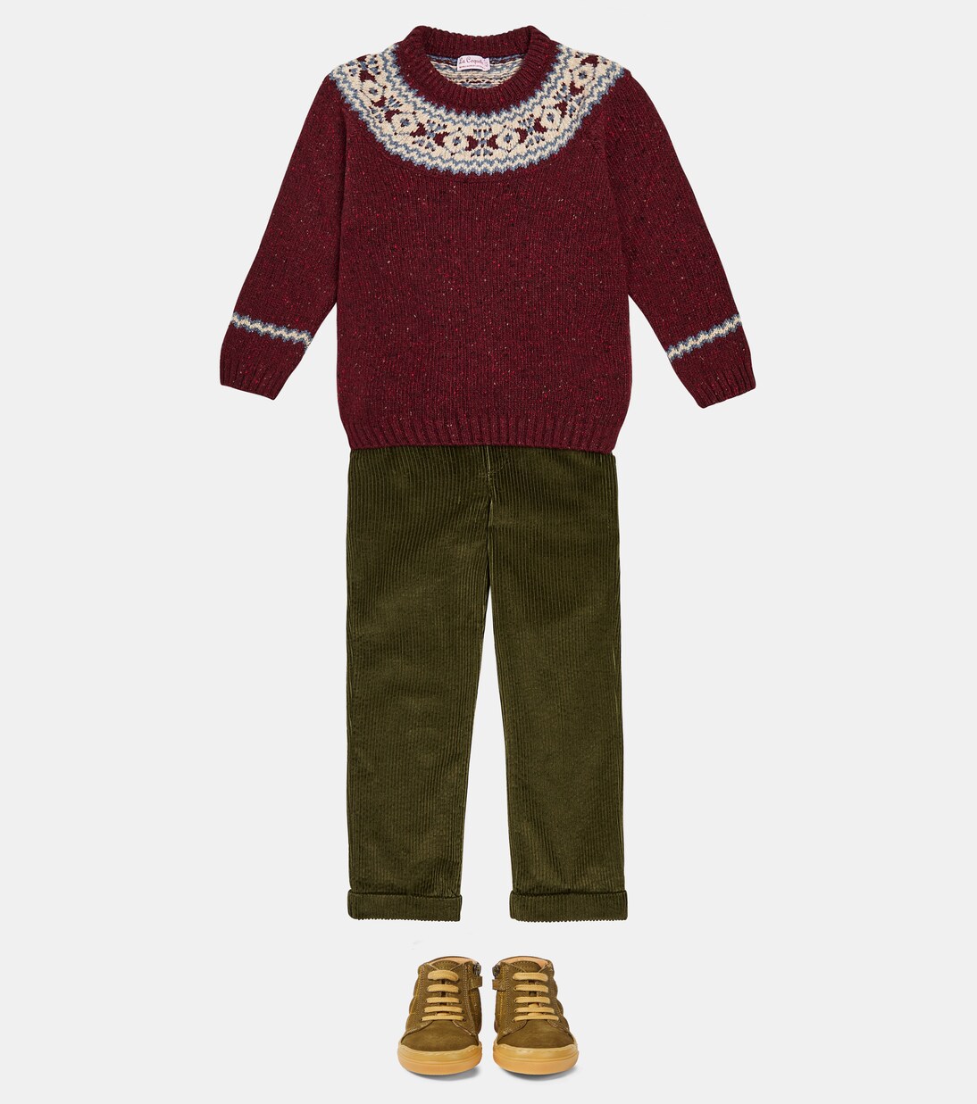 Quilted suede sneakers | Petit Nord