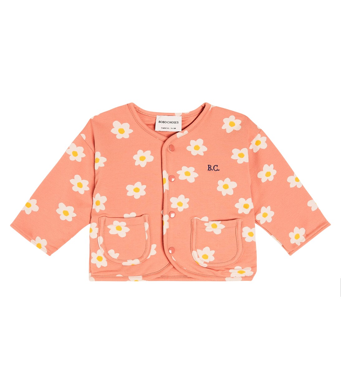 Baby floral cotton-blend jacket | Bobo Choses