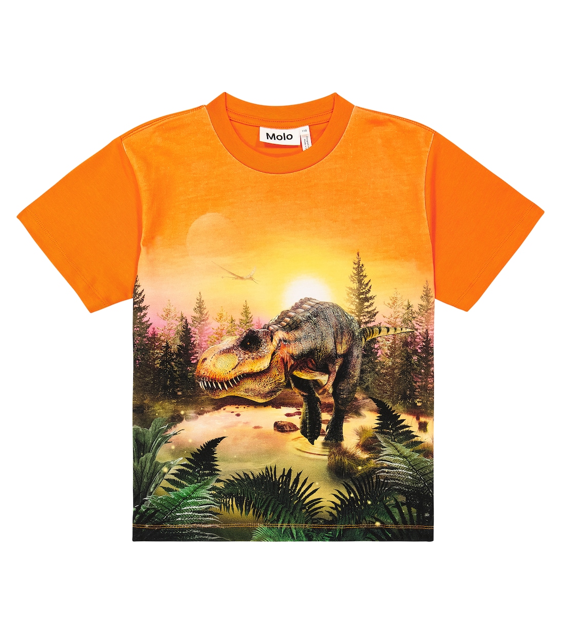 T-shirt Riley imprimé en coton | Molo