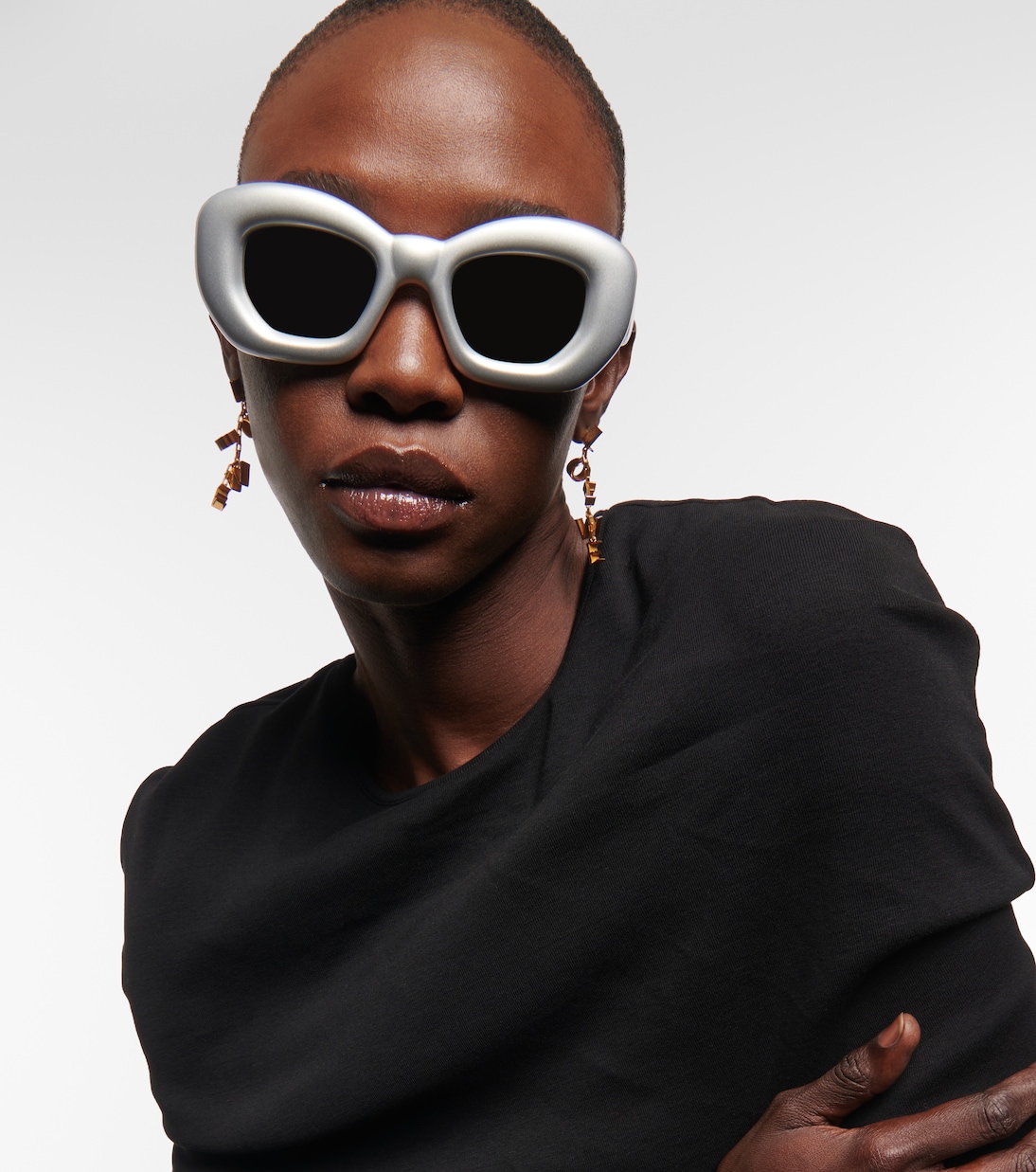 Inflated rectangular sunglasses | Loewe