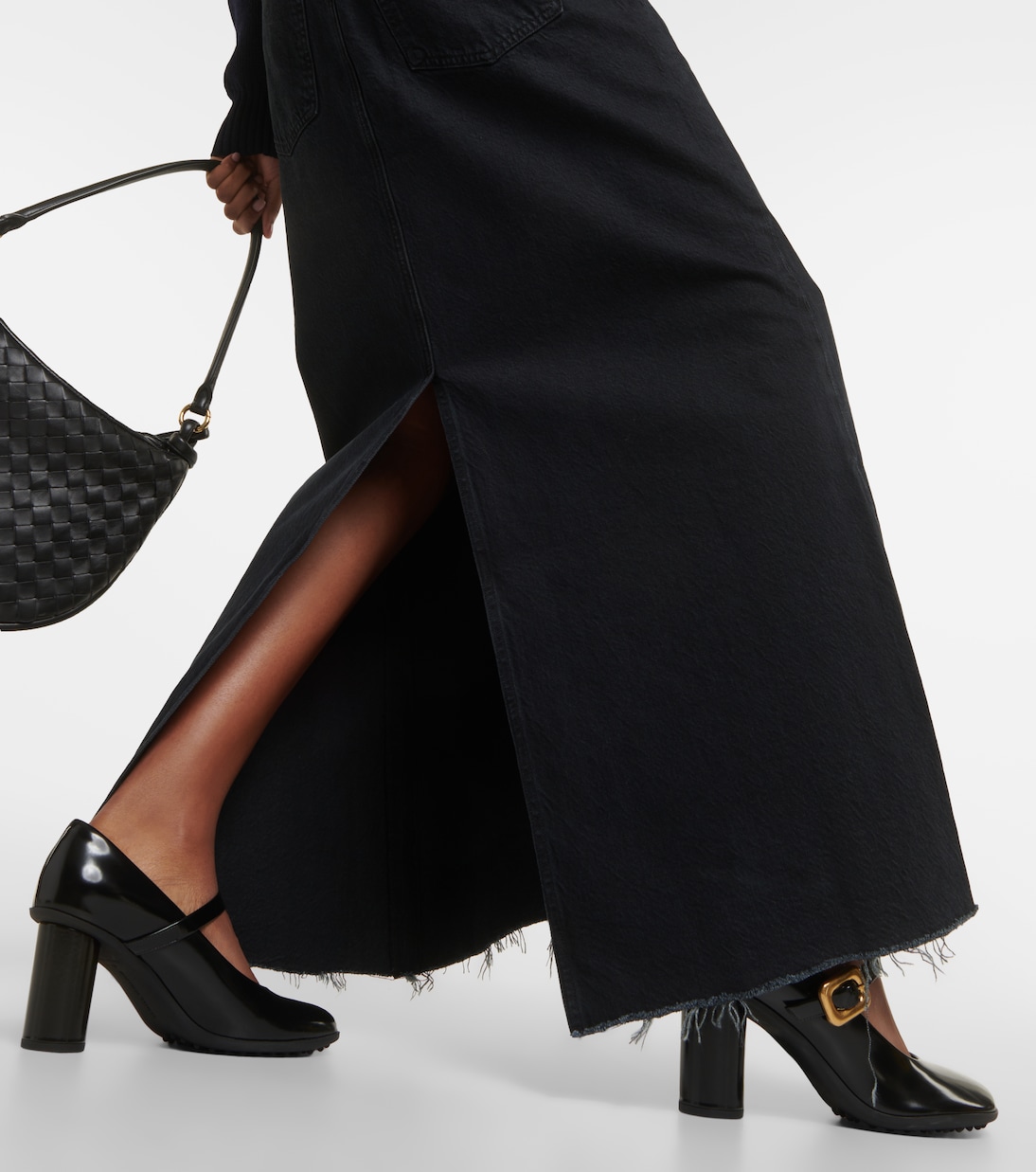 Falda larga Hilla de denim | Agolde