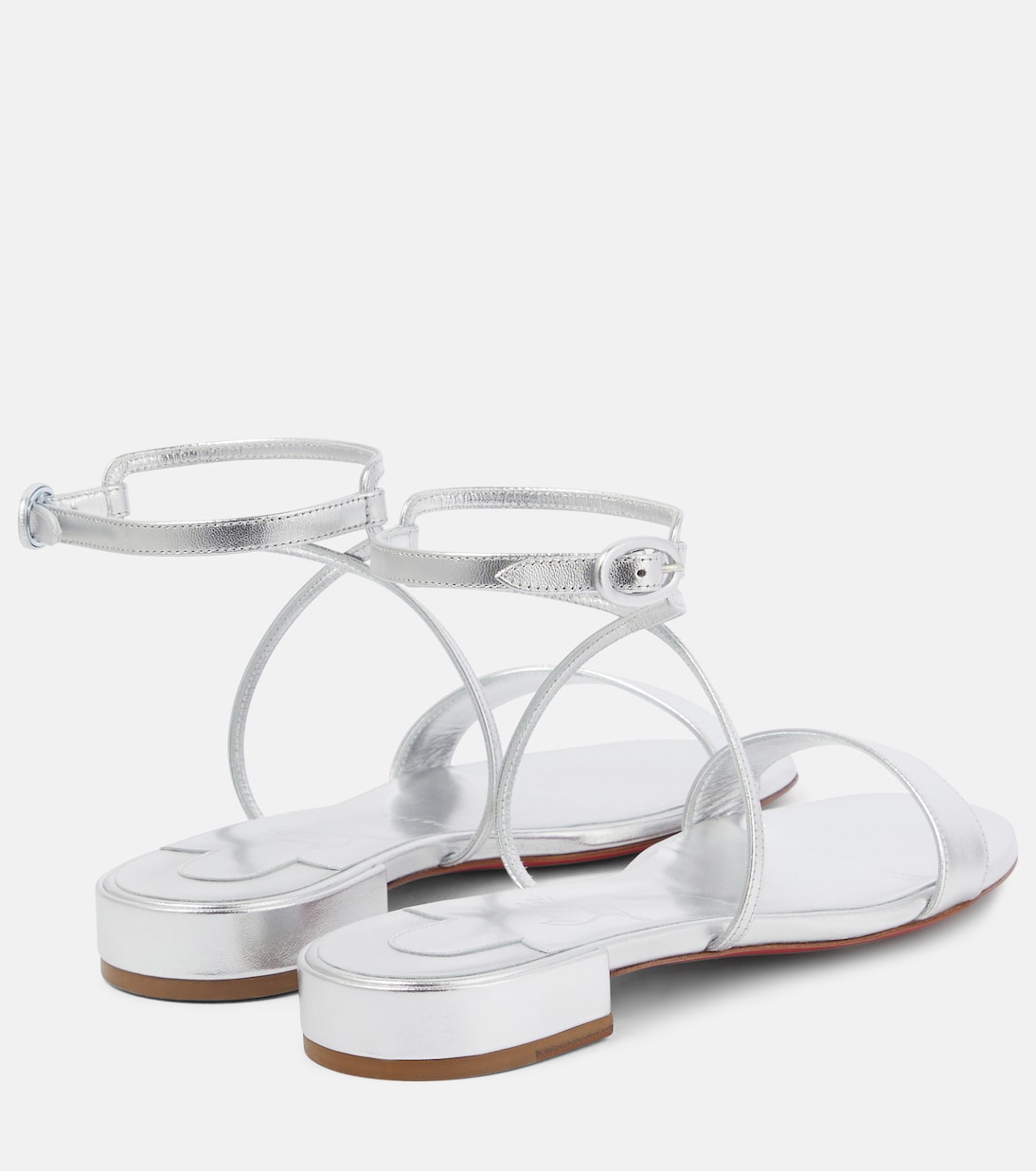 Miss Choca metallic leather sandals | Christian Louboutin