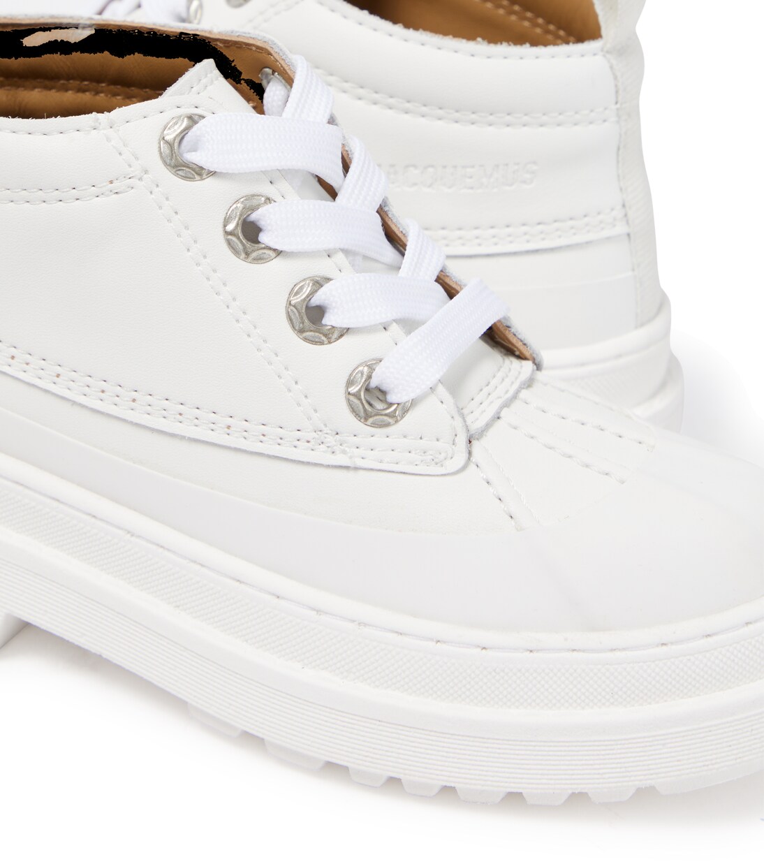 Les Meunier leather ankle boots | Jacquemus Enfant