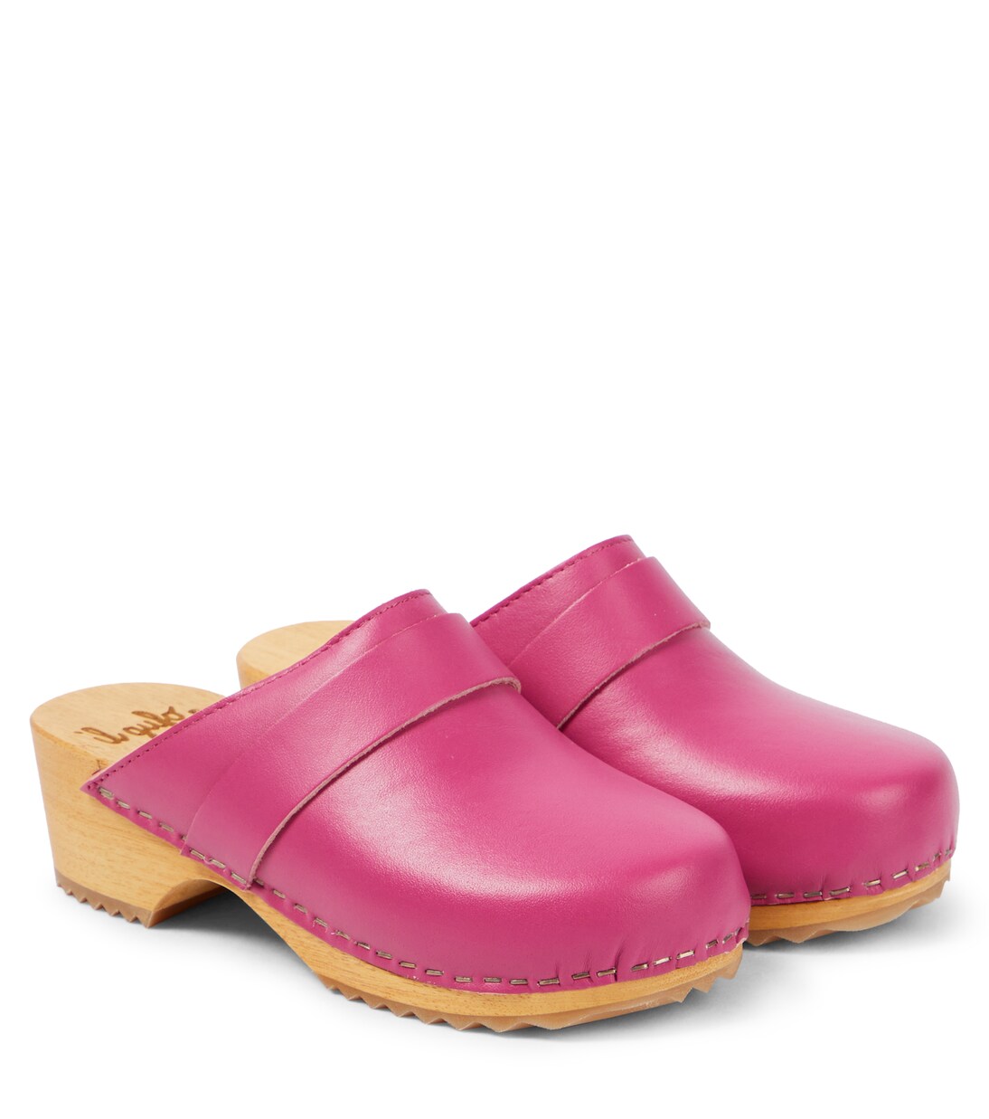 Leather clogs | Il Gufo