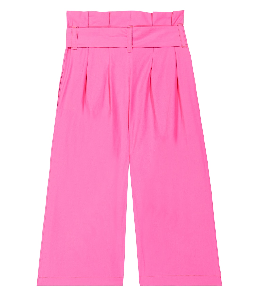 Cropped cotton poplin pants | Monnalisa