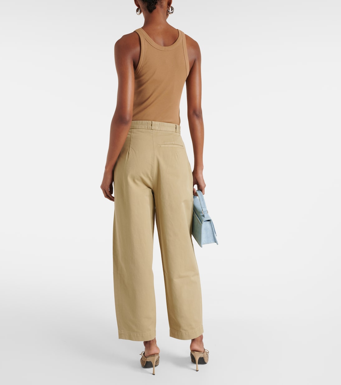 Weite Chinohose Becker aus Baumwoll-Twill | Agolde