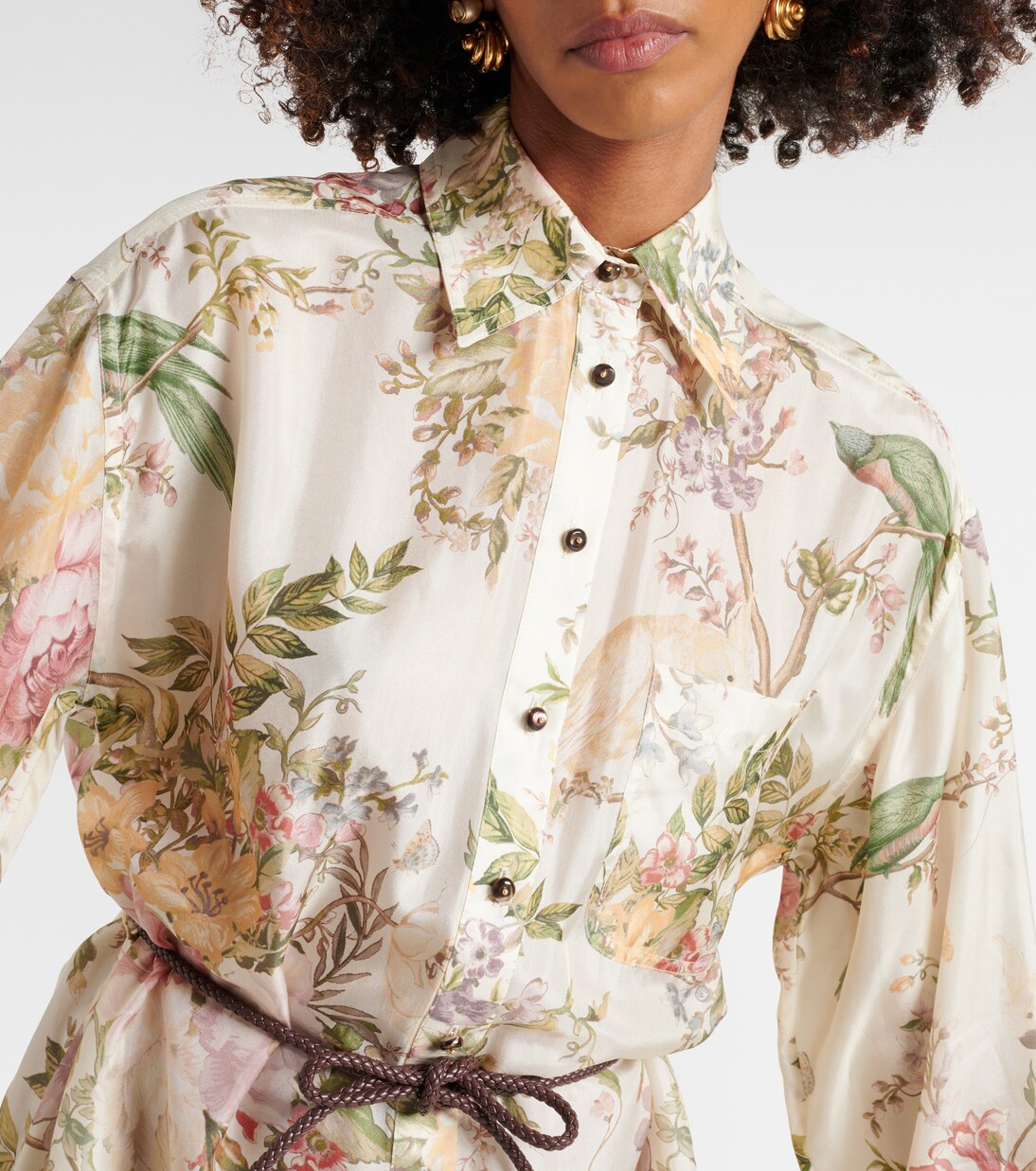 Waverly floral silk romper | Zimmermann