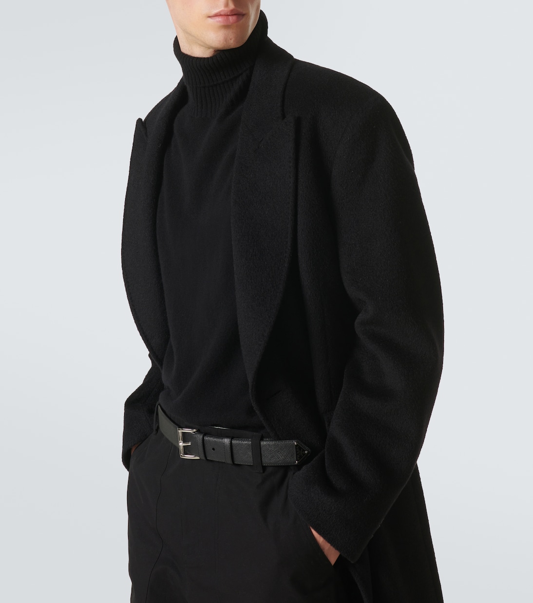 Saffiano leather belt | Prada