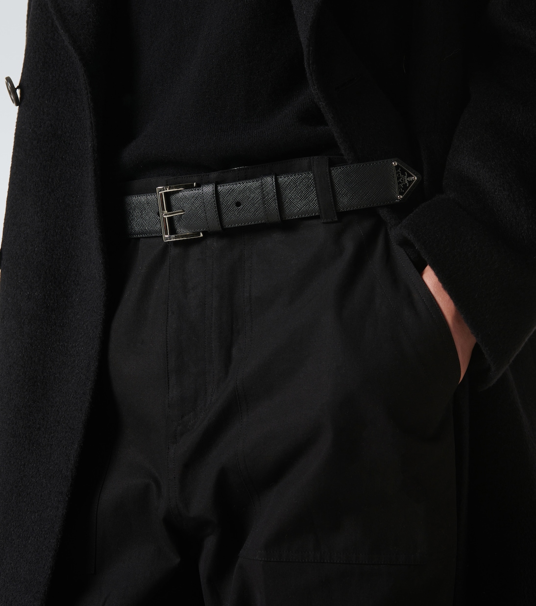 Saffiano leather belt | Prada