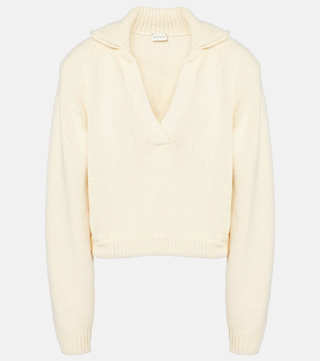 Polo raccourci en coton mélangé | Magda Butrym